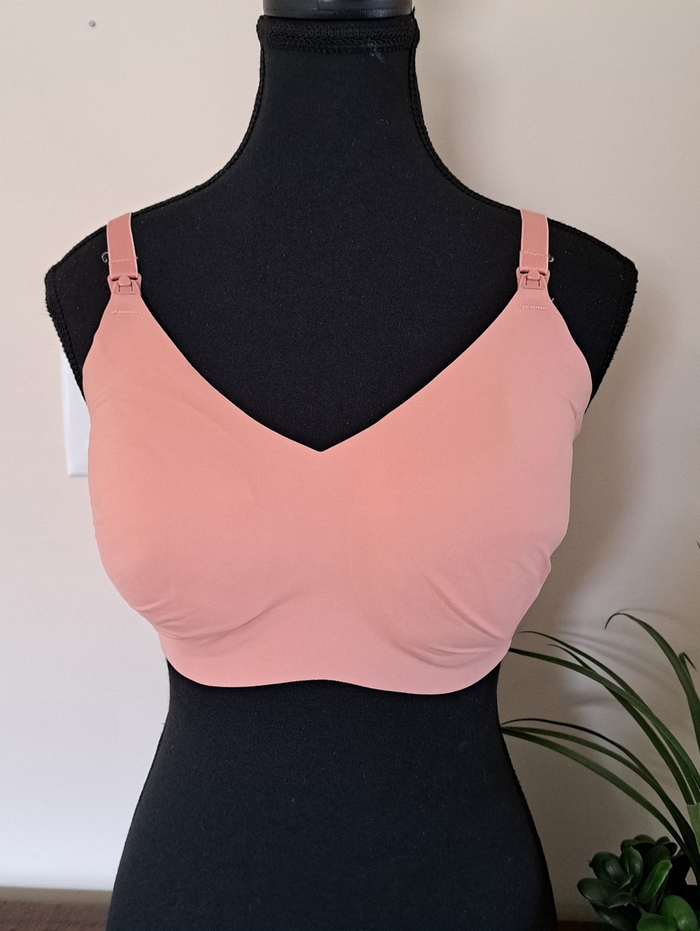 Knix Nursing Bra With Size Extender Women's Size 6+ Adjustable Padded Pink Hue